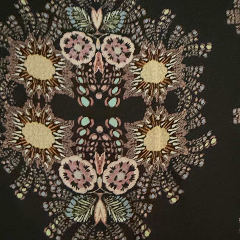 Hale Bob Black and Purple Floral Blouse - Picture 8 of 12
